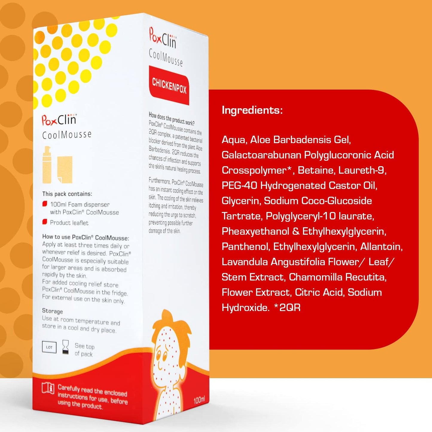 PoxClin CoolMousse for ChickenPox (100ml)