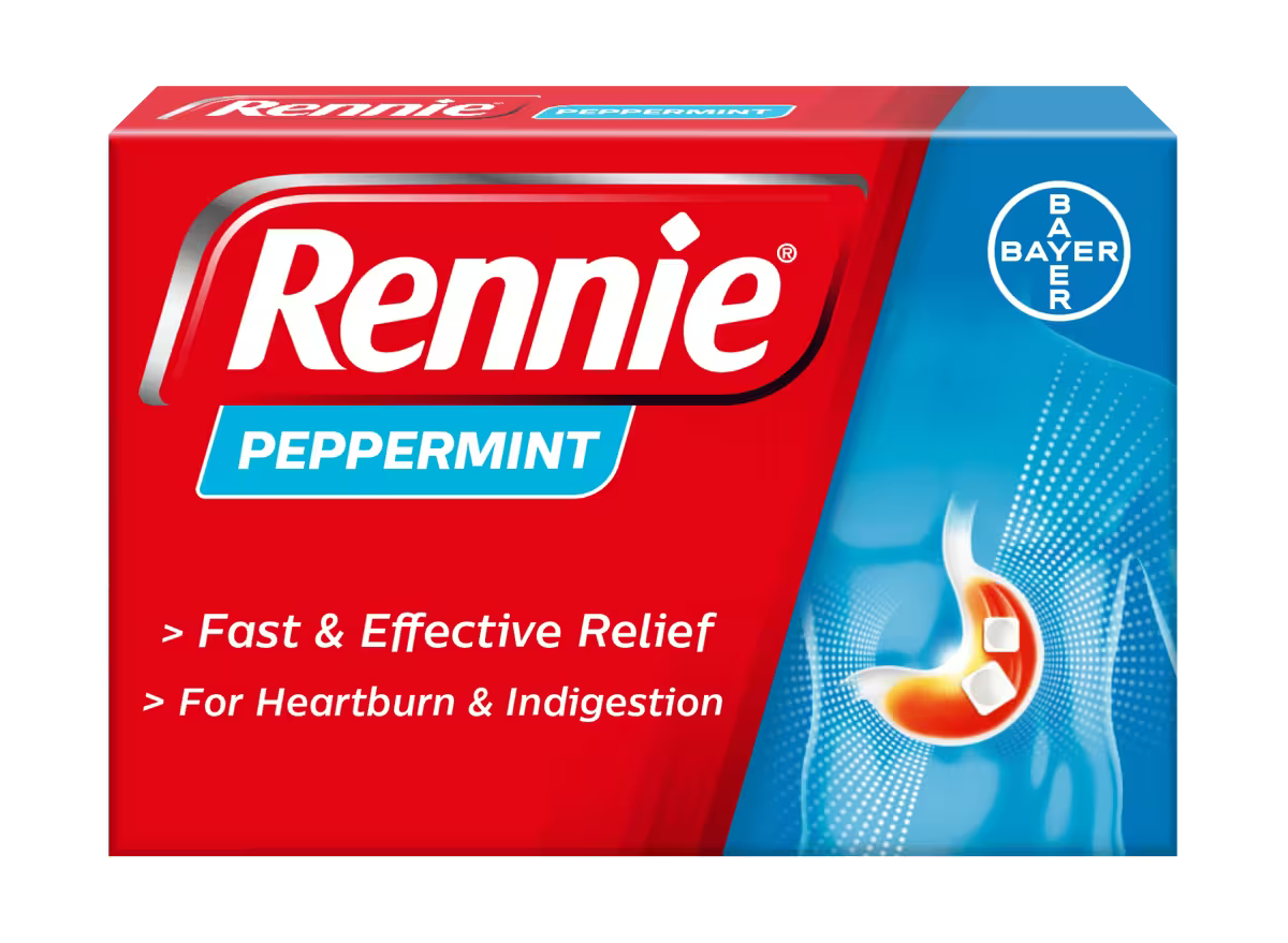 RENNIE PEPPERMINT TABLETS X 24'S