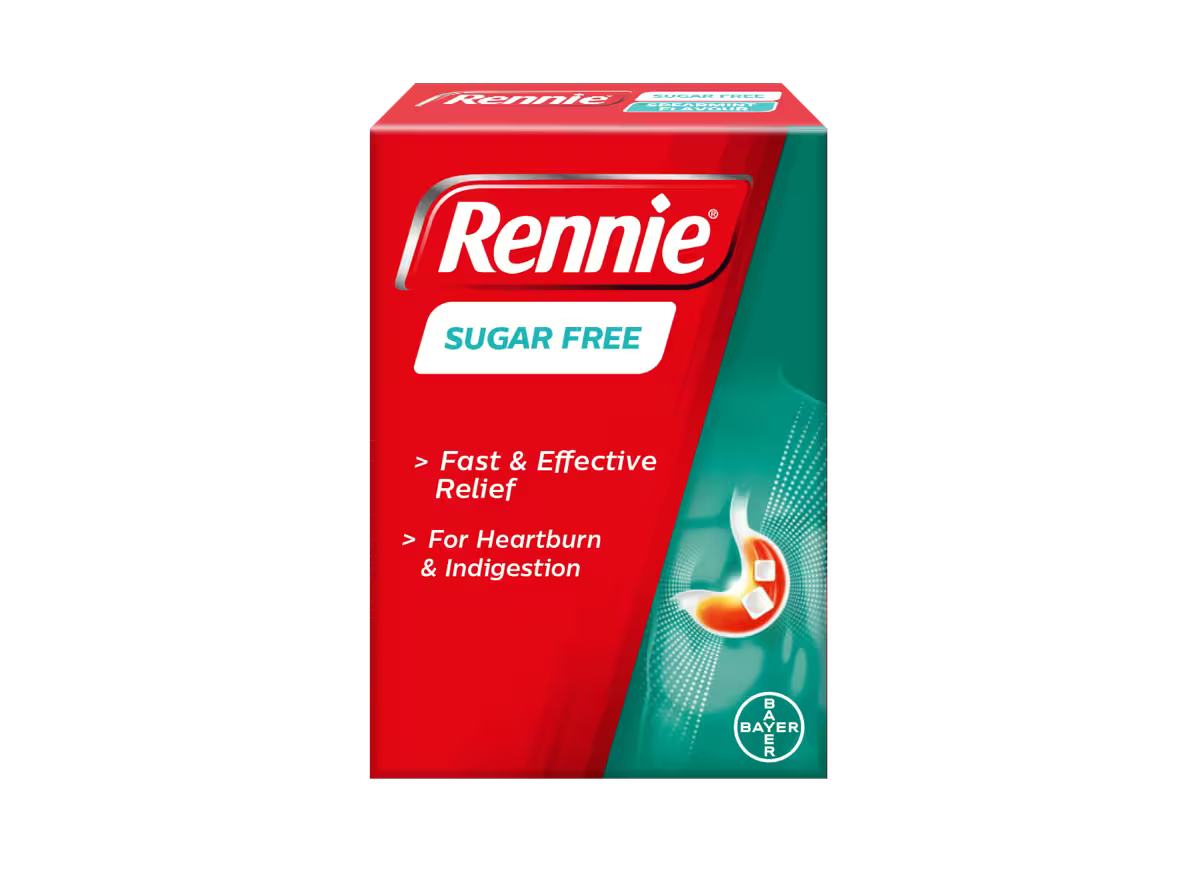 RENNIE SUGAR FREE TABLETS X 24'S
