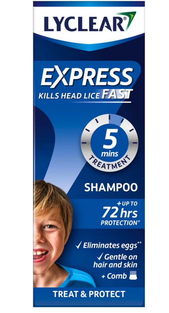LYCLEAR EXPRESS SHAMPOO 200ML+COMB