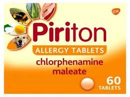 Piriton 4mg, 60 Tablets, Helps Relieve Allergies