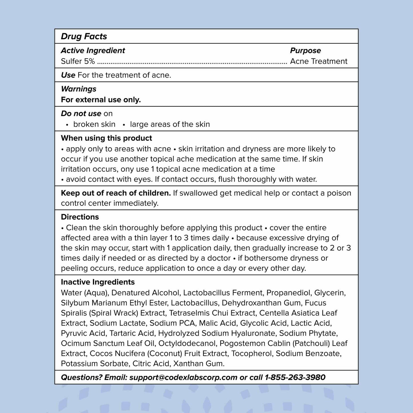 Codex Beauty Labs Shaant Spot Head Blemish Gel 15ml