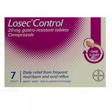 Losec Control 20mg Tablets (7)