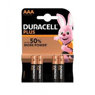 Duracell Plus AAA Batteries (4)