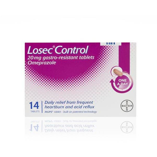 Losec Control 20mg Tablets (14)
