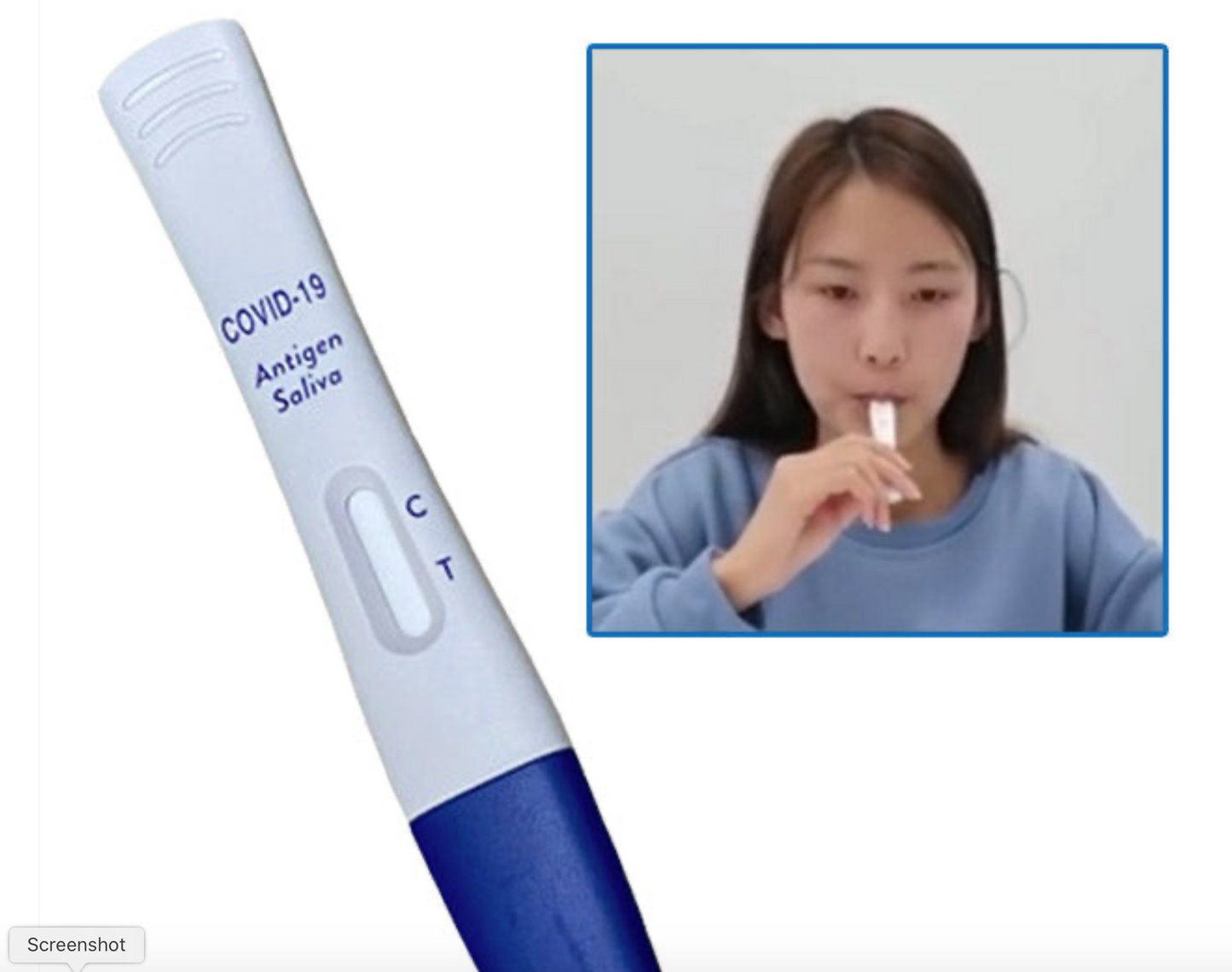Synthgene Saliva Lollipop Antigen Test (SARS-CoV-2)
