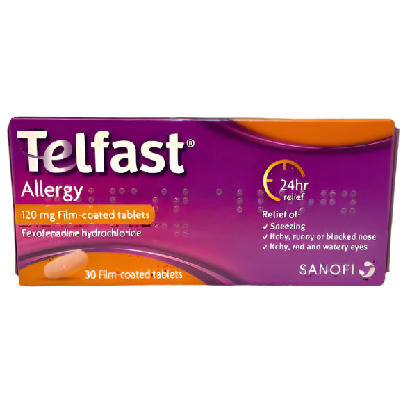 Telfast Allergy 120mg Tablets (30)