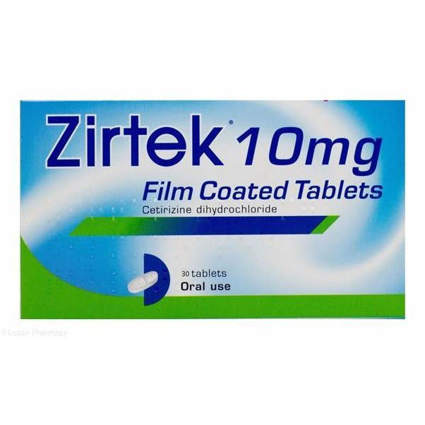 Zirtek Allergy Relief 10mg Tablets (30)