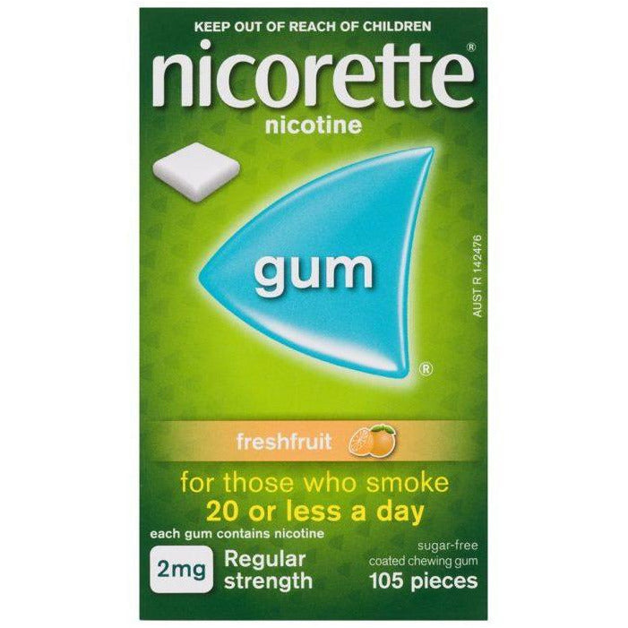 Nicorette Gum Freshfruit 2mg (105)