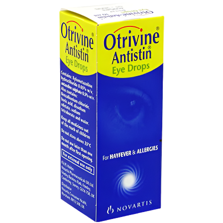 Otrivine-Antistin Eye Drops 10ml for hay fever and itchy red eyes