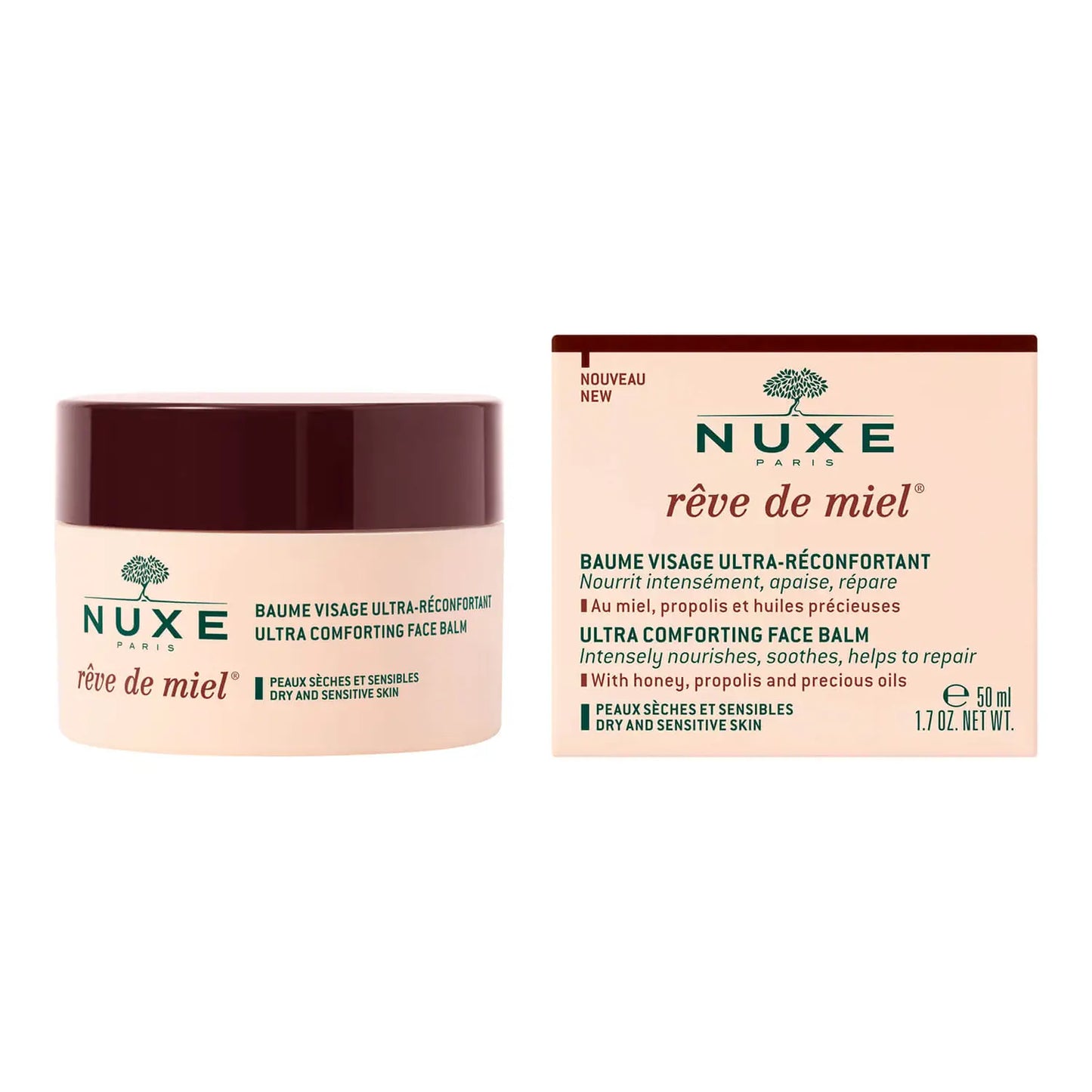 NUXE Paris rêve de miel Ultra Comforting Face Balm 50ml