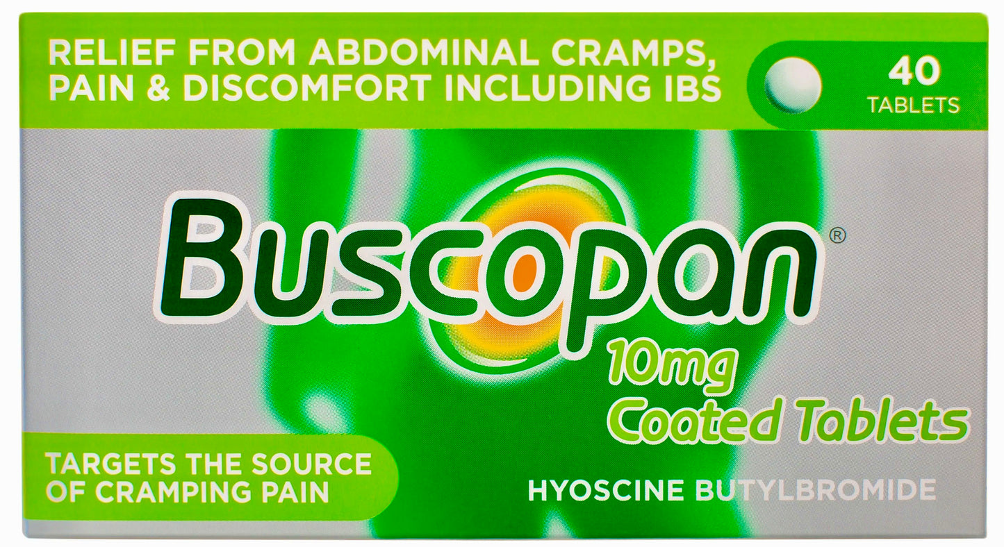 BUSCOPAN 10MG FILM COATED TABLETS (40)