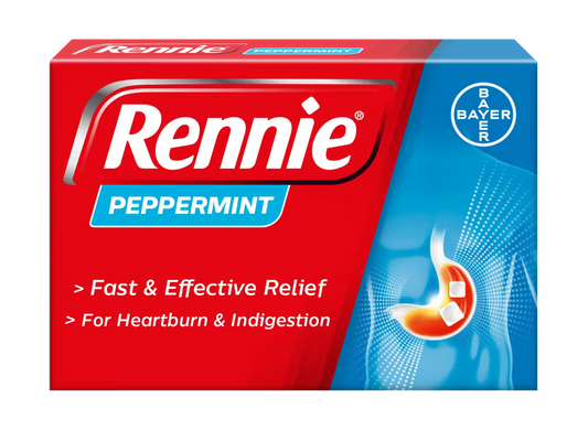 RENNIE PEPPERMINT TABLETS X 24'S