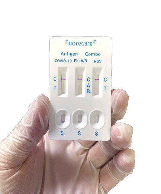 Fluorecare Antigen COMBO Test 3in1 (RSV, Influenza A/B, COVID-19)