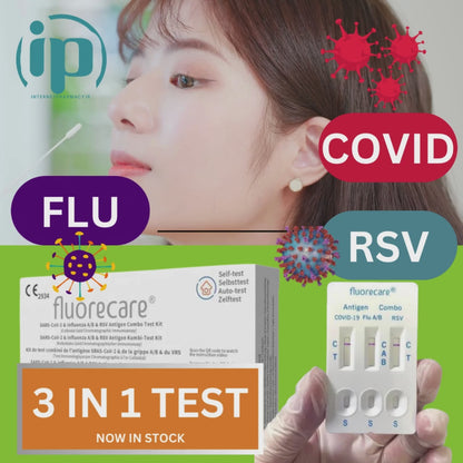 Fluorecare Antigen COMBO Test 3in1 (RSV, Influenza A/B, COVID-19)