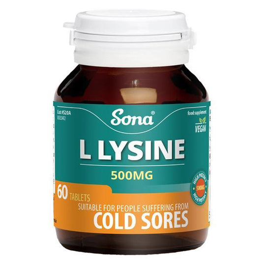 Sona L Lysine Tablets 500mg (60)