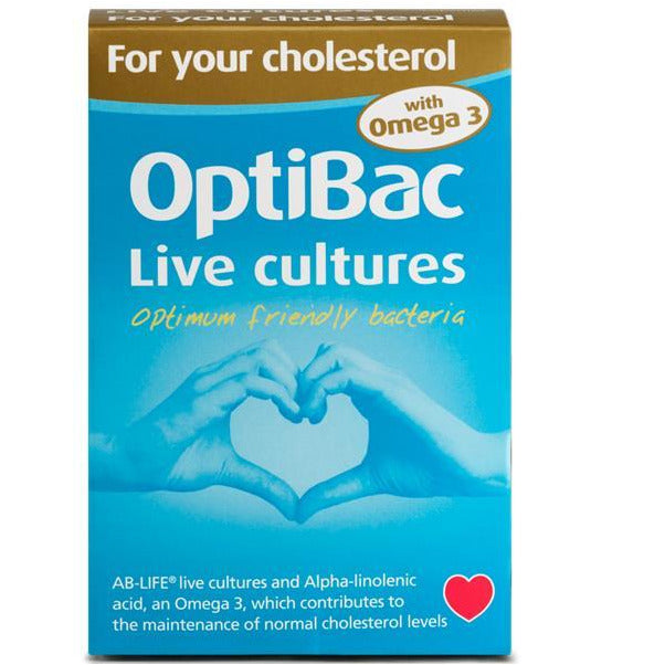 Optibac Probiotics For Your Cholesterol (60 Capsules)