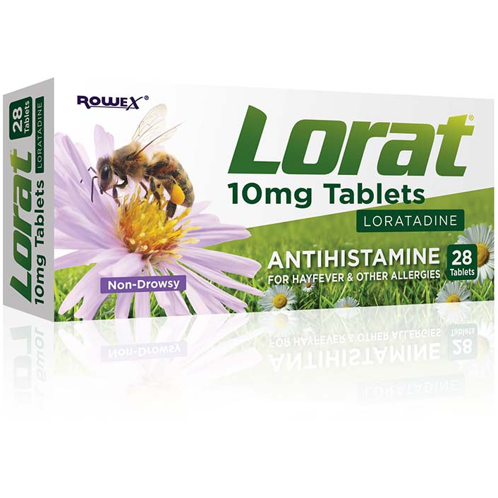 Lorat 10mg Antihistamine Tablets (28)