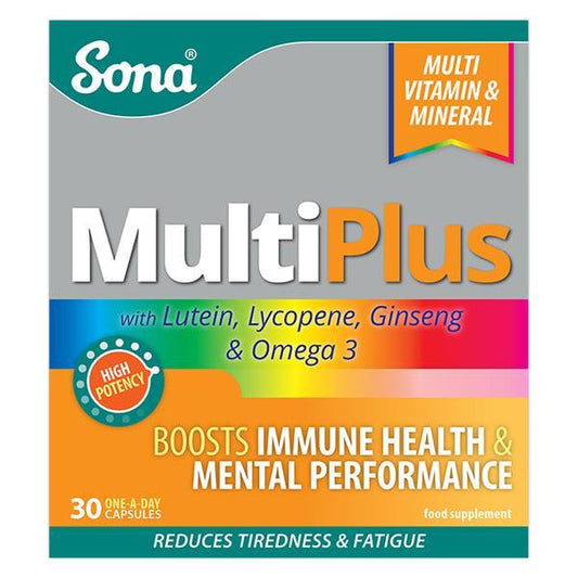 Sona MultiPlus Multi Vitamin & Mineral Capsules (30)