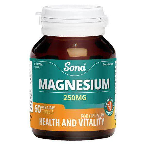 Sona Magnesium 250mg Tablets (60)