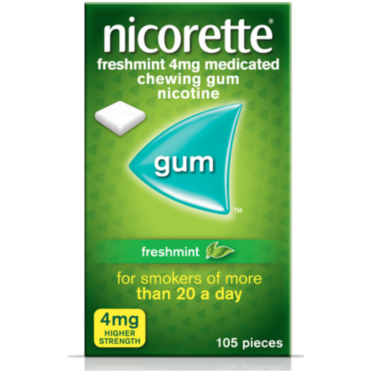 Nicorette Gum Freshmint 4mg (105)