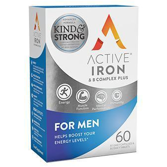 Active Iron & B Complex Plus for Men (60)