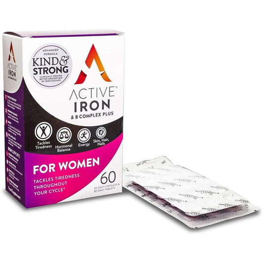 Active Iron & B-Complex Plus For Women (30) Tablets