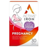 Active Iron Capsules (30), Pregnancy & Breastfeeding Formulation Supplement