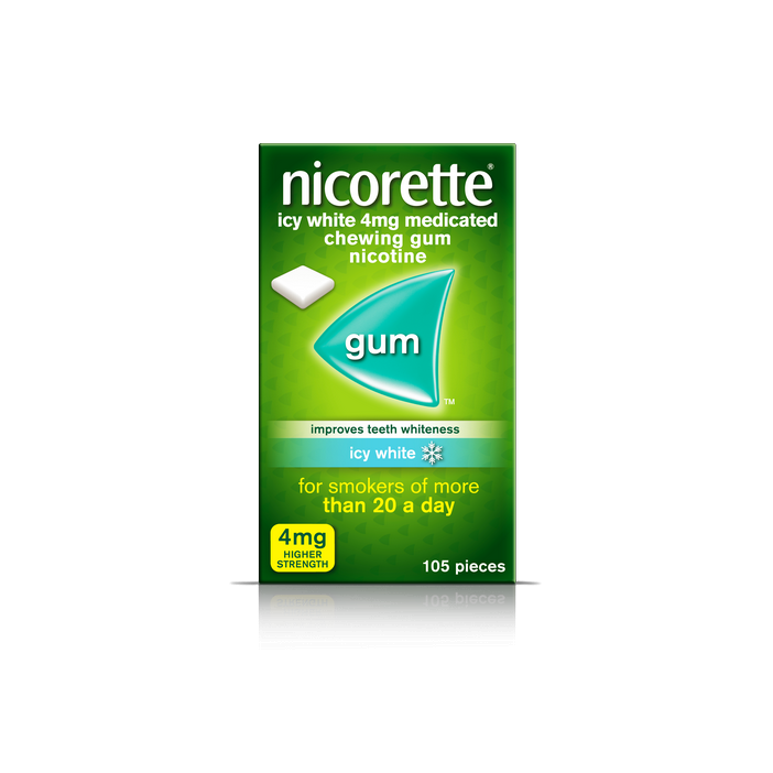 Nicorette Gum Icy White 4mg (105)