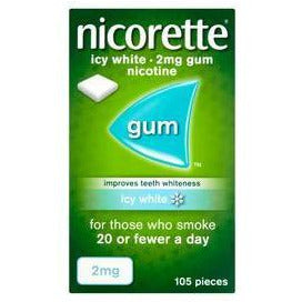 Nicorette Gum Icy White 2mg (105)