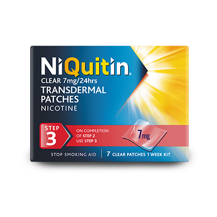NiQuitin Clear Patch Step 3 7mg (7)