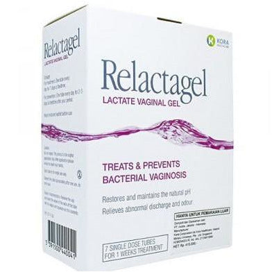 Relactagel Lactate Vaginal Gel, for Bacterial Vaginosis (BV)