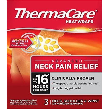 Thermacare Neck, Shoulder & Wrist Heatwraps (3)